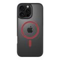iPhone 16 Pro Max Tactical MagForce Hyperstealth 2.0 MagSafe Hülle - Schwarz / Rot