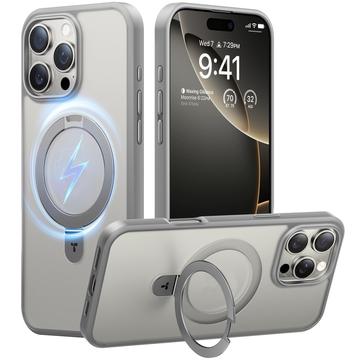 iPhone 16 Pro Max Torras Guardian Ostand MagSafe Hülle - Titangrau