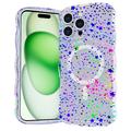 iPhone 16 Pro Max Wave-Edge Laser Glitter MagSafe Hülle - Stern