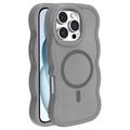 iPhone 16 Pro Max Wellenkante Magnetische Hybridhülle - Grau