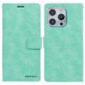 iPhone 16 Pro Mercury Goospery Blue Moon Wallet Hülle - Zyan