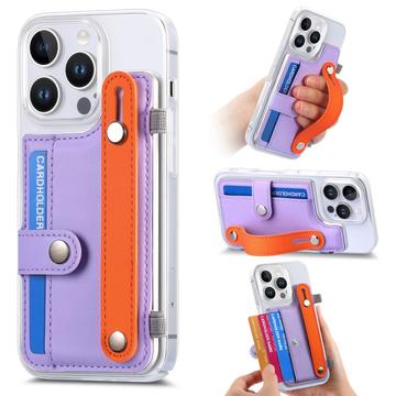 iPhone 16 Pro Kunststoffhülle CY1 - Kartensteckplatz, Armband, Ständer