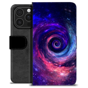 iPhone 16 Pro Premium Schutzhülle mit Geldbörse - Galaxie