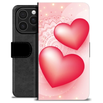 iPhone 16 Pro Premium Schutzhülle mit Geldbörse - Liebe