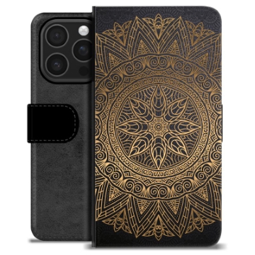 iPhone 16 Pro Premium Schutzhülle mit Geldbörse - Mandala