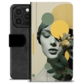 iPhone 16 Pro Premium Schutzhülle mit Geldbörse - Vintage Stimmung