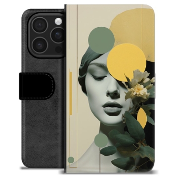 iPhone 16 Pro Premium Schutzhülle mit Geldbörse - Vintage Stimmung