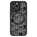 iPhone 16 Pro Stylish Magnetische Schutzhülle - Schwarze Schleifen