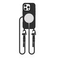 iPhone 16 Pro Tech-Protect MagNecklace MagSafe Tasche - Schwarz