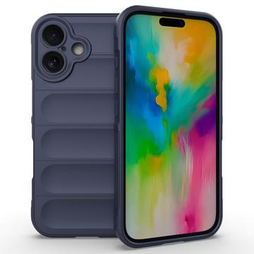 iPhone 16 Rugged TPU Hülle - Dunkel Blau