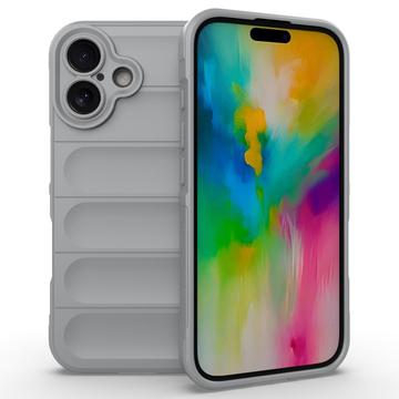iPhone 16 Rugged TPU Hülle - Hellgrau