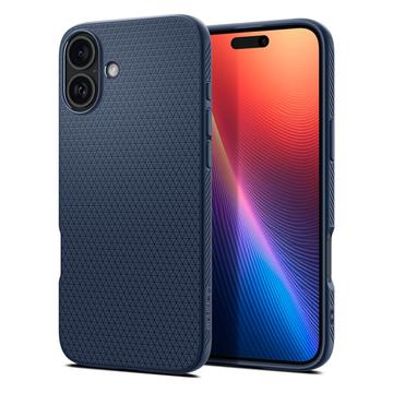 iPhone 16 Spigen Liquid Air TPU Hülle - Navy Blau