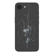 iPhone 16e Rückseiten-Cover Reparatur - nur Glas - Schwarz