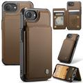 iPhone 16e Caseme C22 Hülle RFID Kartenetui - Braun