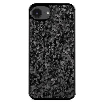 iPhone 16e Geschmiedete Textur Hybridhülle - Schwarz