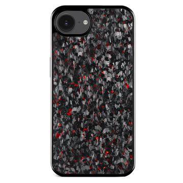 iPhone 16e Geschmiedete Textur Hybridhülle - Rot