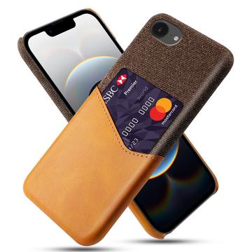 iPhone 16e KSQ Hülle mit Kartenhalter - Orange