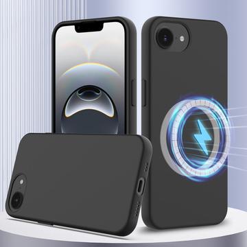 iPhone 16e Liquid Silikonhülle - MagSafe-kompatibel - Schwarz
