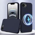 iPhone 16e Liquid Silikonhülle - MagSafe-kompatibel - Dunkel Blau