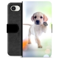 iPhone 16e Premium Schutzhülle mit Geldbörse - Hund