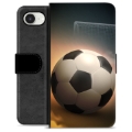 iPhone 16e Premium Schutzhülle mit Geldbörse - Fußball