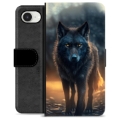iPhone 16e Premium Schutzhülle mit Geldbörse - Wolf