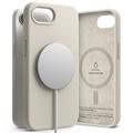 iPhone 16e Ringke Liquid Silicone MagSafe Hülle - Stein