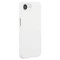 iPhone 16e Gummierte Kunststoff Hülle - Weiß