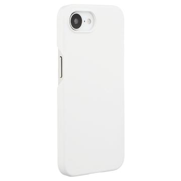 iPhone 16e Gummierte Kunststoff Hülle - Weiß