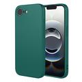 iPhone 16e stoßfeste Silikonhülle - Schwarz-Grün