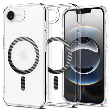 iPhone 16e Spigen Ultra Hybrid Mag Hülle - Karbonfaser / Durchsichtig