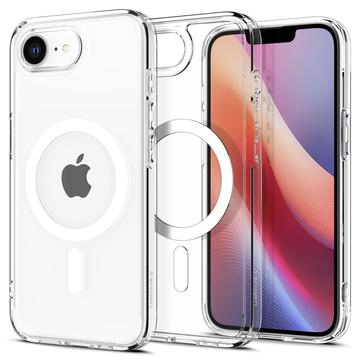 iPhone 16e Spigen Ultra Hybrid Mag Hülle - Weiß / Durchsichtig