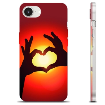 iPhone 16e TPU Hülle - Herz-Silhouette