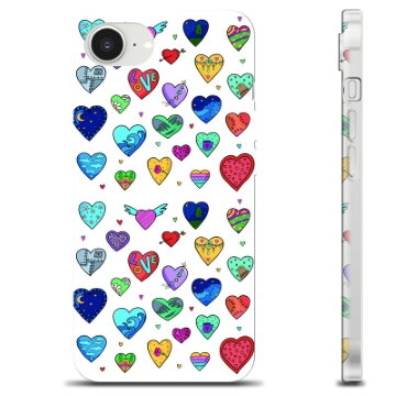 iPhone 16e TPU Hülle - Herzen