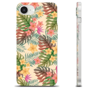 iPhone 16e TPU Hülle - Pinke Blumen