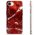 iPhone 16e TPU Hülle - Roter Marmor