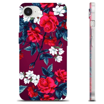 iPhone 16e TPU Hülle - Vintage Blumen