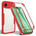 iPhone Air 360 Schutz Hülle - Rot / Durchsichtig