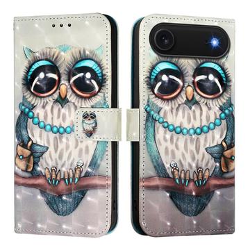 iPhone Air Wonder Serie Wallet Hülle - Eule