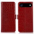 iPhone 17 Air Crocodile Serie Lederhülle mit Geldbörse mit RFID