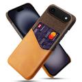 iPhone Air KSQ Hülle mit Kartenhalter - Orange