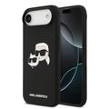 iPhone Air Karl Lagerfeld Double Heads MagSafe Flüssiges Silikongehülle