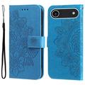 iPhone 17 Air Mandala Serie Wallet Hülle - Blau