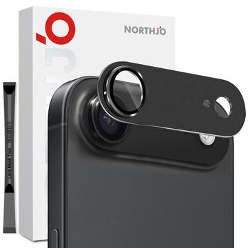 iPhone 17 Air Northjo Voller Schutz aus mattem Metall und gehärtetem Glas Schutz für das Kameraobjektiv
