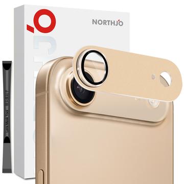 iPhone Air Northjo Voller Schutz aus mattem Metall und gehärtetem Glas Kamera-Objektivschutz