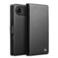 iPhone Air Qialino 2-in-1 Abnehmbare Wallet Lederhülle - MagSafe-kompatibel - Schwarz