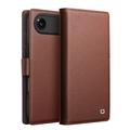 iPhone Air Qialino 2-in-1 Abnehmbare Wallet Lederhülle - MagSafe-kompatibel - Braun