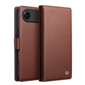 iPhone Air Qialino 2-in-1 Abnehmbare Wallet Lederhülle - MagSafe-kompatibel - Braun