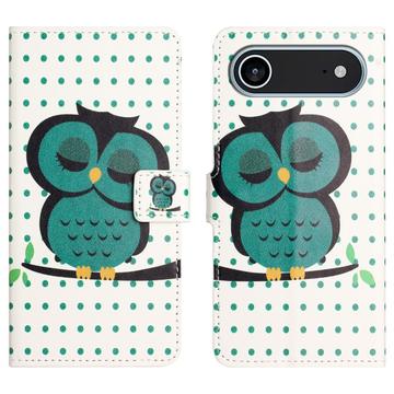 iPhone 17 Air Style Serie Wallet Hülle - Eule