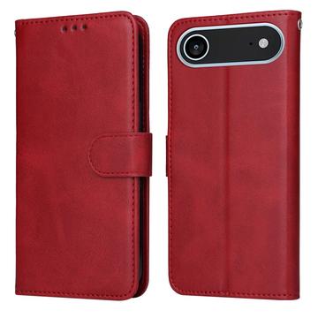 iPhone 17 Air Wallet Hülle mit Ständer - Rot
